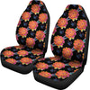 Marigold Pattern Print Design MR04 Universal Fit Car Seat Covers-JorJune