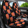 Marigold Pattern Print Design MR04 Universal Fit Car Seat Covers-JorJune