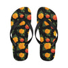 Marigold Pattern Print Design MR05 Flip Flops-JorJune