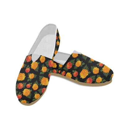 Marigold Pattern Print Design MR05 Women Casual Shoes-JorJune.com