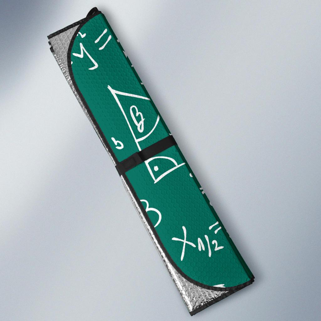Math Pattern Print Design 01 Car Sun Shades-JORJUNE.COM