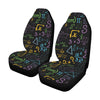 Math Pattern Print Design 03 Car Seat Covers (Set of 2)-JORJUNE.COM