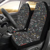 Math Pattern Print Design 04 Car Seat Covers (Set of 2)-JORJUNE.COM