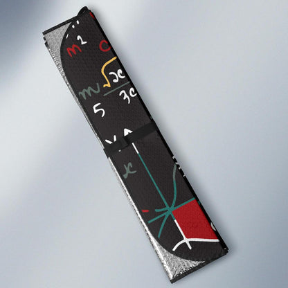 Math Pattern Print Design 04 Car Sun Shades-JORJUNE.COM