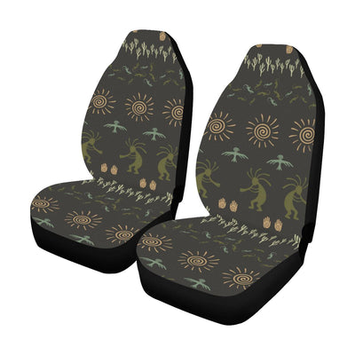 Mayan Pattern Print Design 04 Car Seat Covers (Set of 2)-JORJUNE.COM