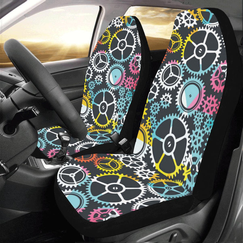 Mechanic Pattern Print Design 02 Car Seat Covers (Set of 2)-JORJUNE.COM