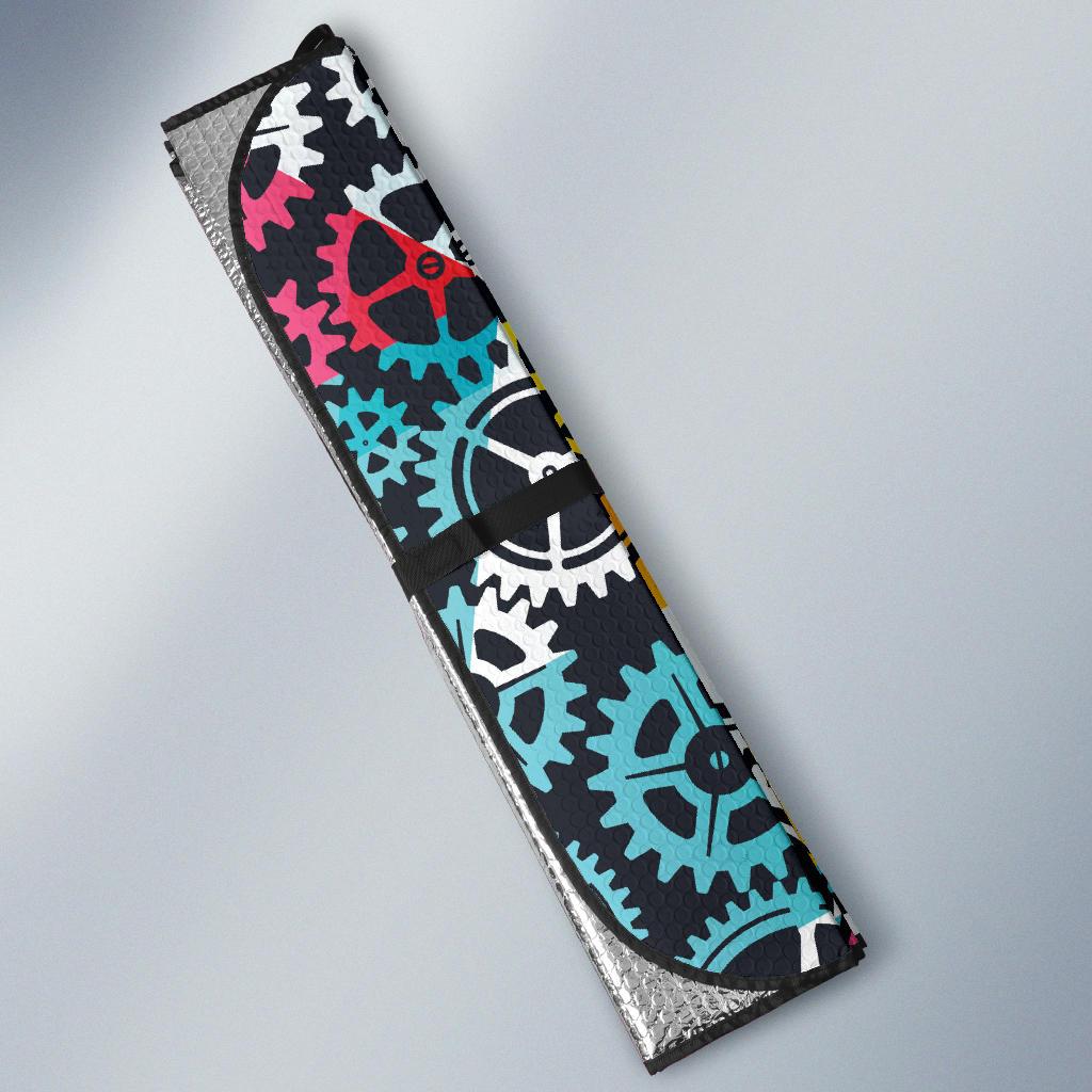 Mechanic Pattern Print Design 02 Car Sun Shades-JORJUNE.COM