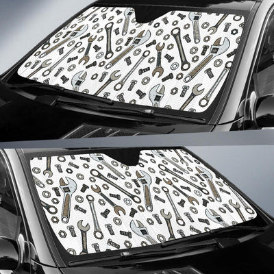 Mechanic Pattern Print Design 03 Car Sun Shades-JORJUNE.COM