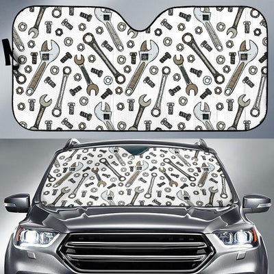 Mechanic Pattern Print Design 03 Car Sun Shades-JORJUNE.COM