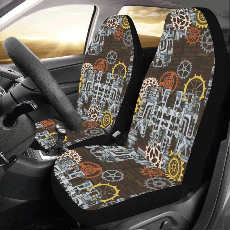 Mechanic Pattern Print Design 04 Car Seat Covers (Set of 2)-JORJUNE.COM