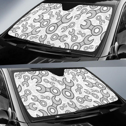 Mechanic Pattern Print Design 05 Car Sun Shades-JORJUNE.COM