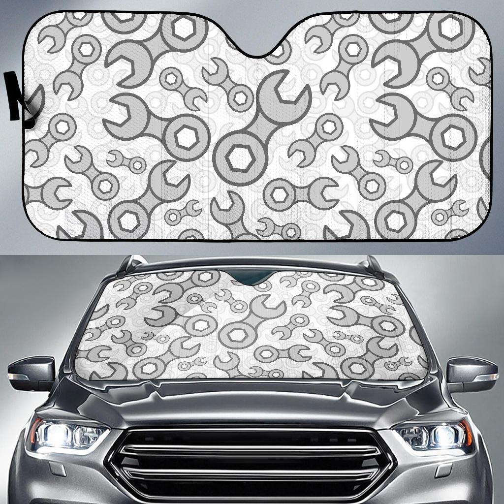 Mechanic Pattern Print Design 05 Car Sun Shades-JORJUNE.COM