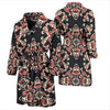 Medallion Pattern Print Design 01 Men Bathrobe-JORJUNE.COM