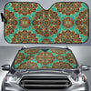 Medallion Pattern Print Design 02 Car Sun Shades-JORJUNE.COM