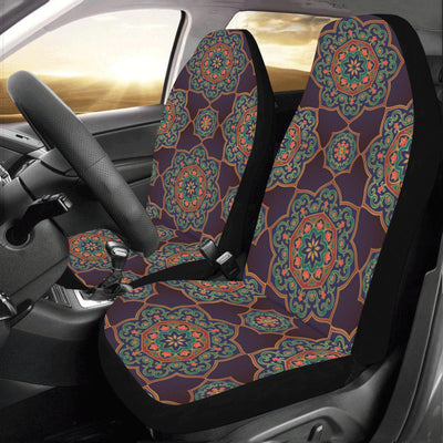 Medallion Pattern Print Design 03 Car Seat Covers (Set of 2)-JORJUNE.COM