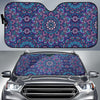 Medallion Pattern Print Design 05 Car Sun Shades-JORJUNE.COM