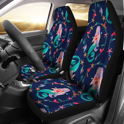 Mermaid Girl Cute Design Print Universal Fit Car Seat Covers