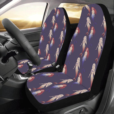 Mermaid Pattern Print Design 02 Car Seat Covers (Set of 2)-JORJUNE.COM