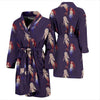 Mermaid Pattern Print Design 02 Men Bathrobe-JORJUNE.COM