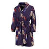 Mermaid Pattern Print Design 02 Men Bathrobe-JORJUNE.COM