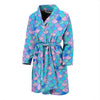 Mermaid Scales Pastel Pattern Print Design 07 Men Bathrobe-JORJUNE.COM