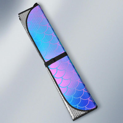 Mermaid Scales Pattern Print Design 04 Car Sun Shades-JORJUNE.COM