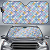 Mermaid Scales Pattern Print Design 05 Car Sun Shades-JORJUNE.COM