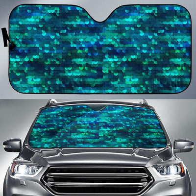 Mermaid Scales Pattern Print Design 06 Car Sun Shades-JORJUNE.COM