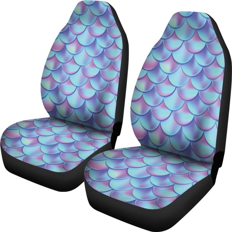 Mermaid Tail Design Print Pattern Universal Fit Car Seat Covers