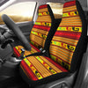 Mexican Blanket Ornament Print Pattern Universal Fit Car Seat Covers