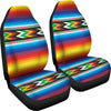 Mexican Blanket ZigZag Print Pattern Universal Fit Car Seat Covers