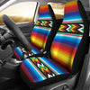 Mexican Blanket ZigZag Print Pattern Universal Fit Car Seat Covers