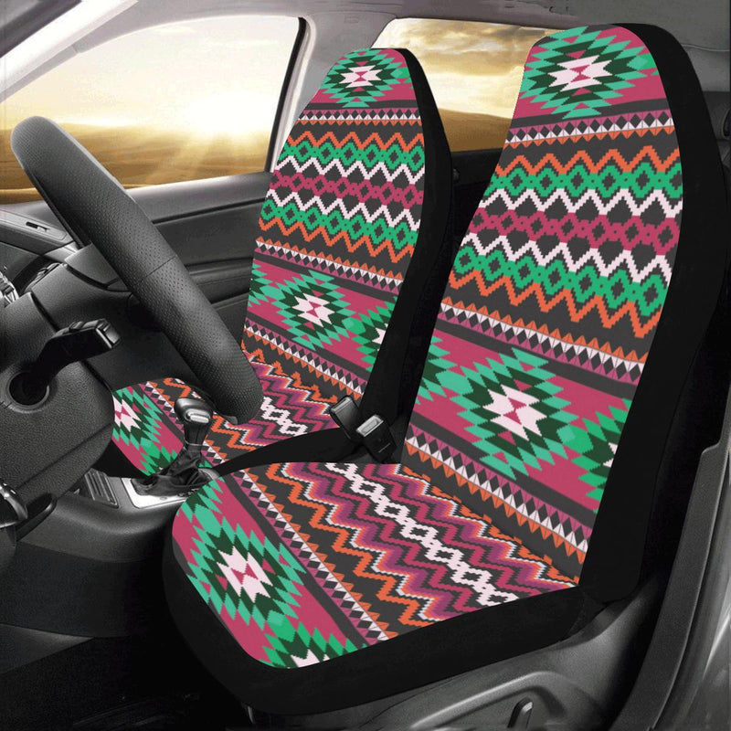 Mexican Pattern Print Design 01 Car Seat Covers (Set of 2)-JORJUNE.COM