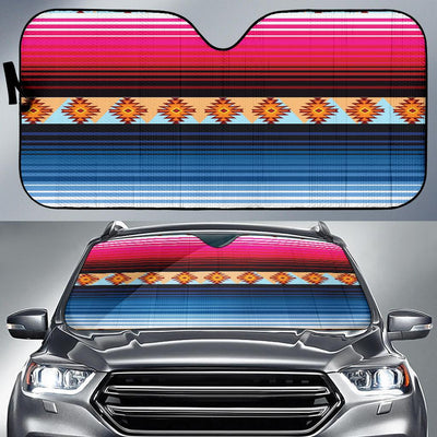 Mexican Pattern Print Design 03 Car Sun Shades-JORJUNE.COM