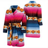 Mexican Pattern Print Design 03 Men Bathrobe-JORJUNE.COM