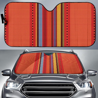 Mexican Pattern Print Design 05 Car Sun Shades-JORJUNE.COM