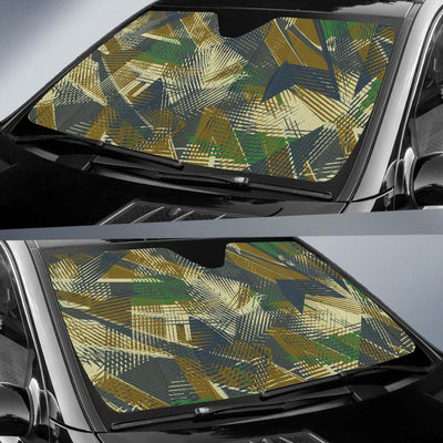 Military Camouflage Pattern Print Design 01 Car Sun Shades-JORJUNE.COM