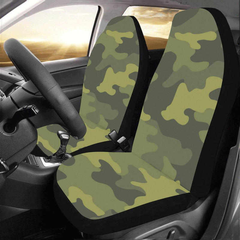 Military Camouflage Pattern Print Design 02 Car Seat Covers (Set of 2)-JORJUNE.COM