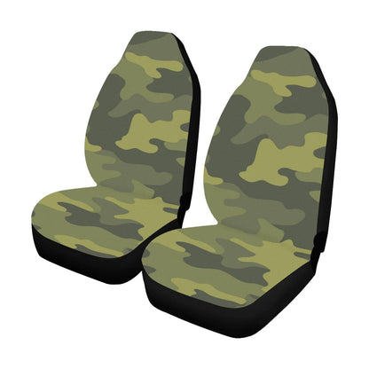 Military Camouflage Pattern Print Design 02 Car Seat Covers (Set of 2)-JORJUNE.COM