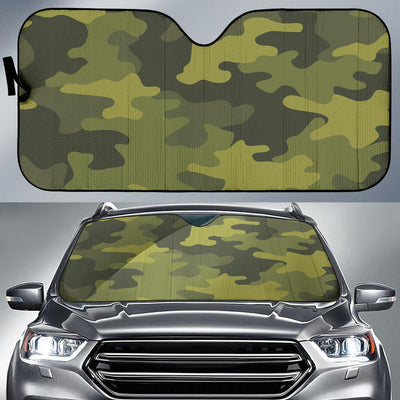 Military Camouflage Pattern Print Design 02 Car Sun Shades-JORJUNE.COM