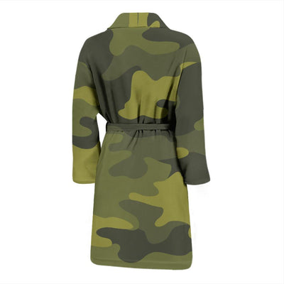 Military Camouflage Pattern Print Design 02 Men Bathrobe-JORJUNE.COM