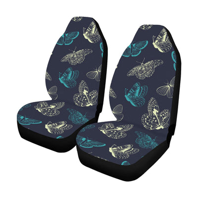 Monarch Butterfly Pattern Print Design 01 Car Seat Covers (Set of 2)-JORJUNE.COM