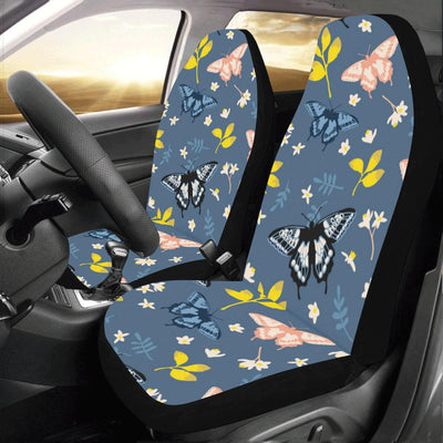 Monarch Butterfly Pattern Print Design 02 Car Seat Covers (Set of 2)-JORJUNE.COM