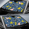 Monarch Butterfly Pattern Print Design 02 Car Sun Shades-JORJUNE.COM