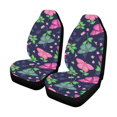 Monarch Butterfly Pattern Print Design 03 Car Seat Covers (Set of 2)-JORJUNE.COM