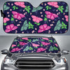 Monarch Butterfly Pattern Print Design 03 Car Sun Shades-JORJUNE.COM