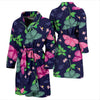 Monarch Butterfly Pattern Print Design 03 Men Bathrobe-JORJUNE.COM