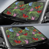 Monarch Butterfly Pattern Print Design 04 Car Sun Shades-JORJUNE.COM