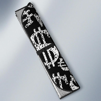 Money Pattern Print Design 02 Car Sun Shades-JORJUNE.COM