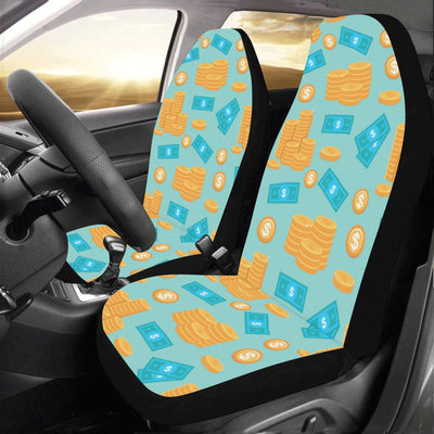 Money Pattern Print Design 03 Car Seat Covers (Set of 2)-JORJUNE.COM